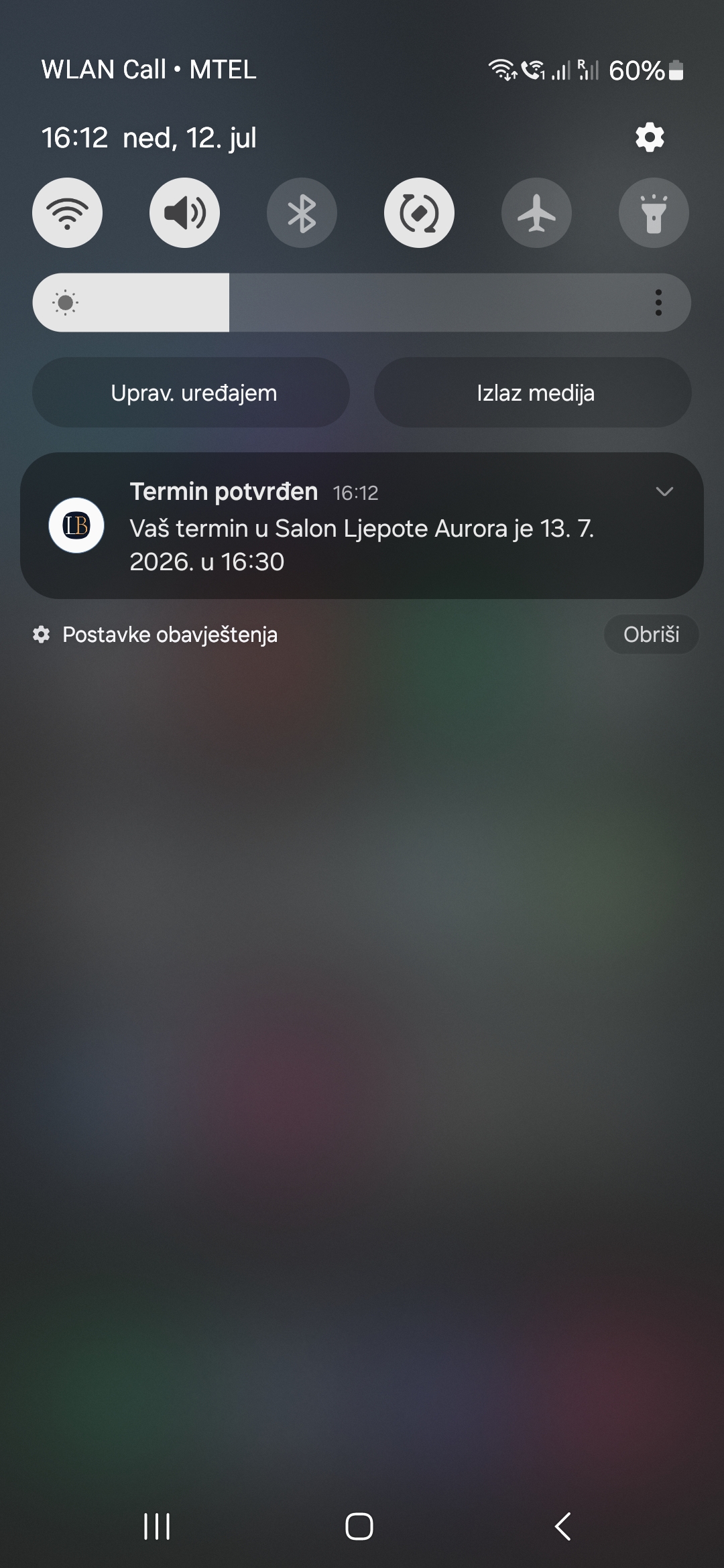 Potvrda termina