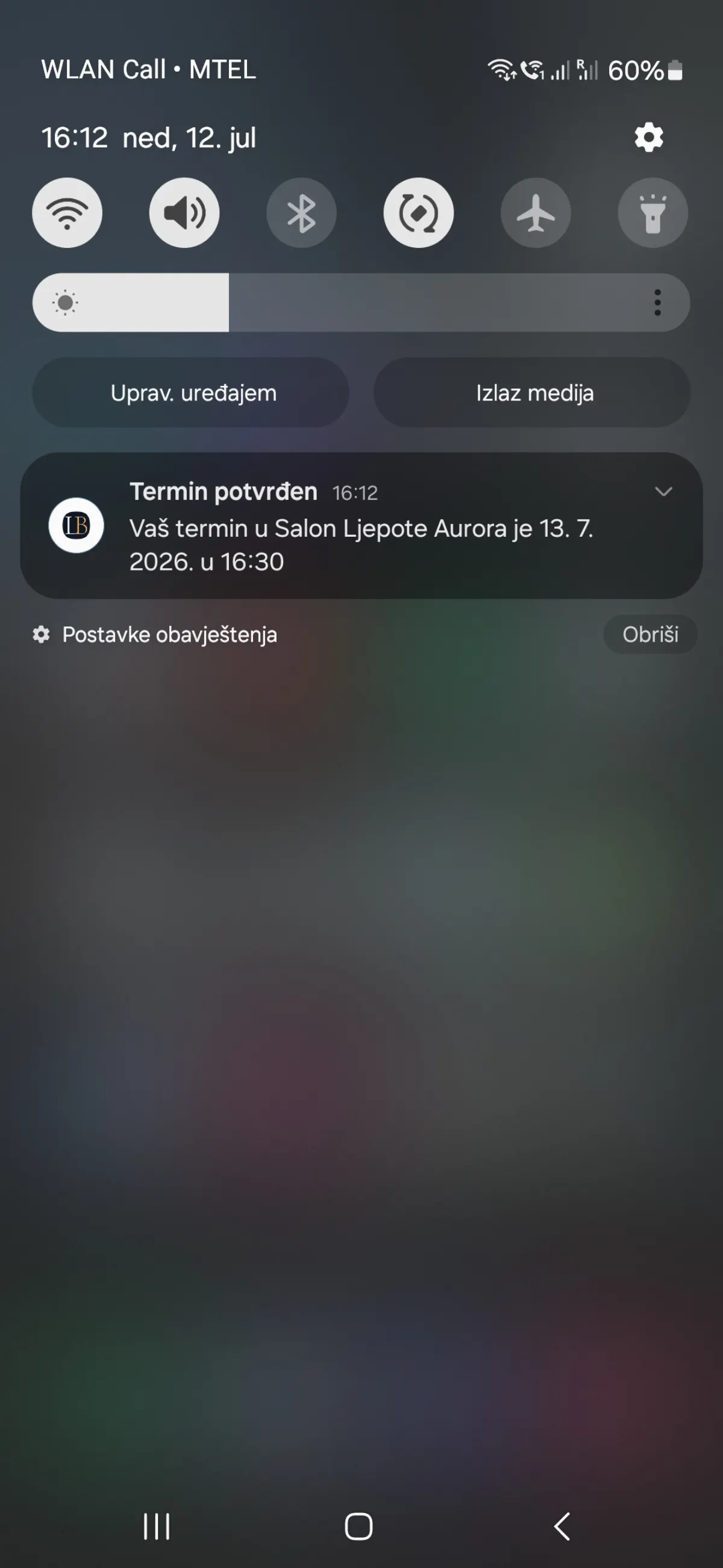 Potvrda termina